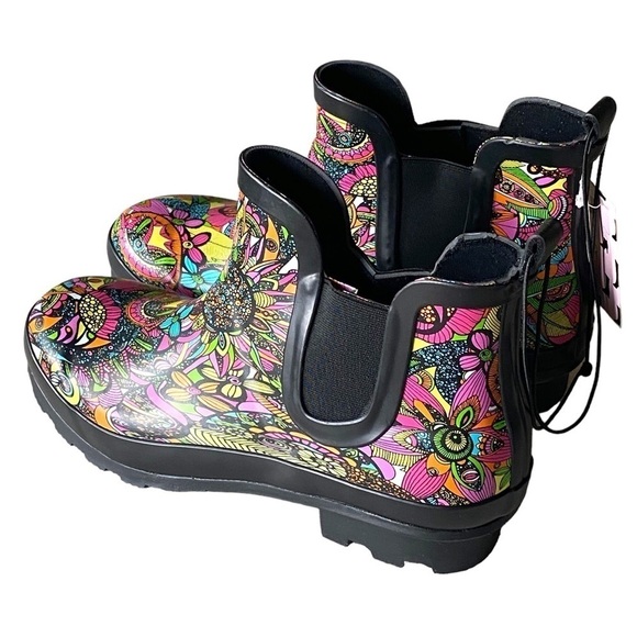 Floral Garden Ankle Bootie Rainbow Spirit Desert 11M NWT cottagecore Chic - Picture 10 of 14